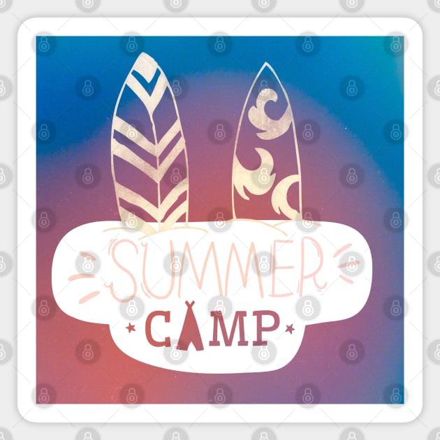 Summer Camp Beach Vibes Sticker by Bushveld Nights